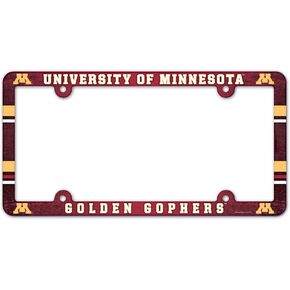 Wincraft NCAA University of Minnesota 96518012 LIC Full Color Plate Frame