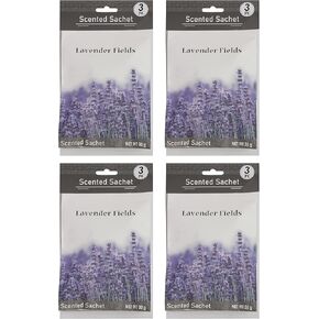 Hosley Japanese Cherry Blossom Scented Sachet - Set of 12, 1 oz Each Sachets for Drawers or Closets. Ideal Gift for Wedding, Special Occasions, Party Favors, Spa and Aromatherapy