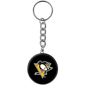 سلسلة مفاتيح Pittsburgh Penguins مرخصة رسميًا من Mini Hockey Puck
