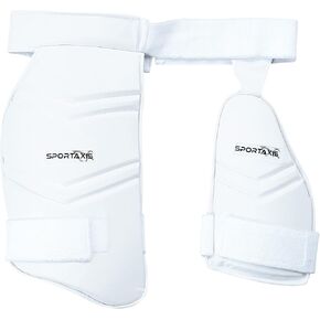 SPORTAXIS Cricket Thigh Guard Pad Set for Adult and Youth for Lower Body Protection.