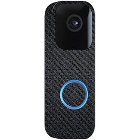 MightySkins Carbon Fiber Skin Compatible with Blink Video Doorbell - Glamorous | Protective, Durable Textured Carbon Fiber Finish | Easy to Apply, Remove, and Change Styles | Made in The USA