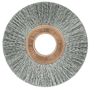 Weiler 15463 2" Crimped Wire Wheel, .0118" Steel Fill, 1/2"-3/8"Arbor Hole, Made in The USA (Pack of 10)