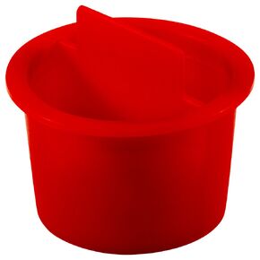 Caplugs ZCPT13Q1 Plastic Center Pull Tab Tapered Plug. CPT-13, PE-LD, Cap OD 1.25" Plug ID 1.092", Red (Pack of 30)