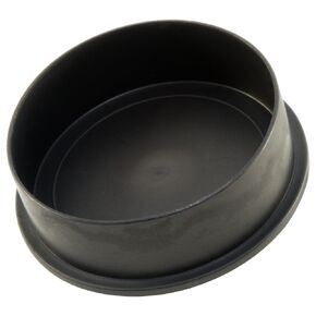 Caplugs 99390133 Plastic Conductive Cap for Threaded and Non-Threaded Connectors 5/8" CEC-10, E/VAC, to Cap Nominal Thread Size 5/8", Black (Pack of 100)