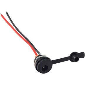 AlveyTech 2-Wire Coaxial Charging Port - for Razor MX125 Dirt Rocket, Jetson®, Dynacraft, Hover-1, Swagtron, 6/12 Volt Power Electric Scooter/Hoverboards - Battery Charger Socket Replacement