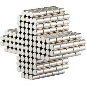80 Pieces 3x6mm Small Fridge Magnets for Crafts Refrigerator Whiteboard Kitchen Office Magnet