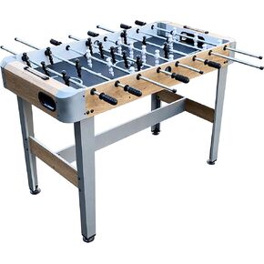 Hathaway Amherst 48-in Foosball/Table Soccer Table, Perfect for Family Game Rooms and Home Recreation Rooms, Includes 31-mm Foosballs and ABS Molded Players, Light Oak