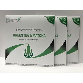 Natural Antioxidant Patch with Green Tea (EGCG) & Matcha, Continuous Release - 10 Patches