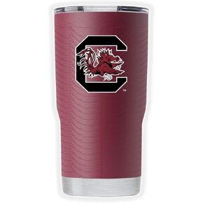 Gametime Sidekicks South Carolina 20oz Maroon Tumbler - Officially Licensed, 18/8 Stainless Steel, Double-walled, Vacuum-insulated, UV LED Printed Logos, Sweatless, Stays Hot/Cold -