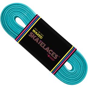 Bont Skates Waxed Laces - 6mm & 8mm - 47" 71" 79" 96" 108" - Pool Party Blue