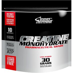 Micronized Creatine Monohydrate Powder - Increase Muscle Strength & Endurance - Fast Dissolving, Flavor-Free, Vegan Fitness Supplement, Keto Friendly - 30 gr or 10 Servings