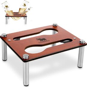 Chambong – Holder for Easy Refills – White Powder Coated Steel Stand Holds 2 Pieces
