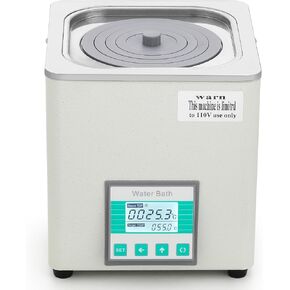 BAOSHISHAN 3L Water Bath, Digital Lab Water Bath with LCD Backlight Display, 0.1℃ Temperature Resolution and Over-temperature Safety Features