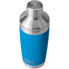 YETI Rambler 20 oz Cocktail Shaker, Stainless Steel, Vacuum Insulated, Big Wave Blue