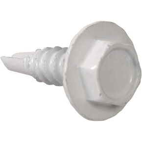 560393 10-Inch x 1-1/4-Inch Washer Head Self Drilling Screw with Painted Head, 100-Pack