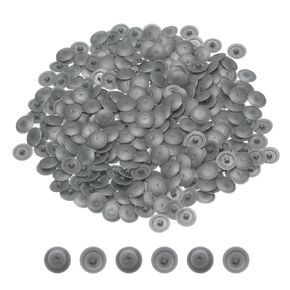 uxcell 300Pcs Plastic Screw Cap Covers, 12mm Diameter Decoration Tapping Screw Cover, Furniture Screw Cover for Cabinet, Bookcase Screw Set, White