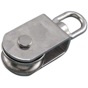 MarineNow 316 Stainless Steel Square Pulley Block 3/8" Rope x 2" 50mm Marine