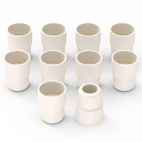 Rubber Stopper (10-Pack), 10-Pack 14# Natural Rubber Septum Stopper Fit for 14/20 Outer Joint Lab Glassware, Sleeve Type