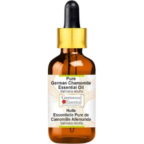 Pure German Chamomile Essential Oil (Matricaria recutita) Steam Distilled 5ml (0.16 oz)