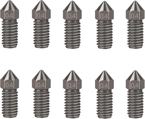 WINSINN 3D Printer M5 Nozzle 0.4mm, Premium Brass, Compatible with AnkerMake M5/M5C Hotend Extruder (Pack of 10Pcs) in Saudi Arabia