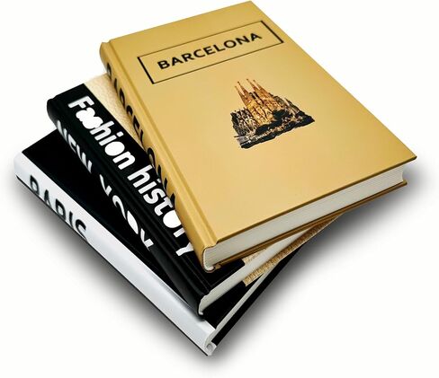 WANGZHAOKEJISM Decorative Books for Home Decor,Coffee Table Book Hardcover Decor,Designer Books for Decor,Book Shelf Decor,3 Colorful Decorative Books, Blue Pink Yellow in Saudi Arabia