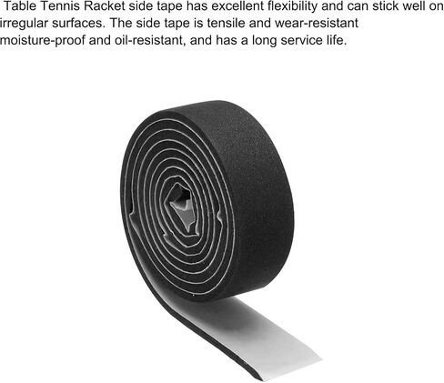 PATIKIL Table Tennis Side Tape, Table Tennis Edge Tape Protect The Edges of Rubber and Blade for Paddles Racket in Saudi Arabia