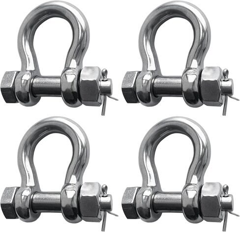 القوس مرساة D تكبل الفولاذ المقاوم للصدأ 316 دي حلقة مزورة نوع الترباس تكبل الأجهزة البحرية in Kuwait