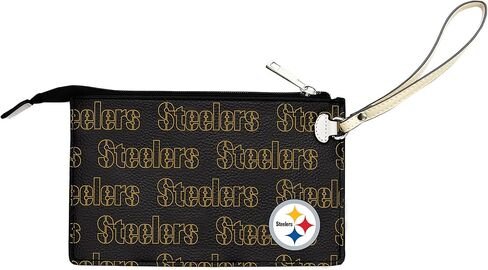 NFL womens NFL Victory Wristlet | Pebble Vegan Leather Wristlet | Fashion Handbag in Saudi Arabia