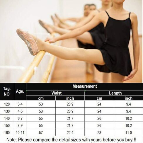 Arshiner Girls Ballet Skirts Dance 3 Pack Chiffon Wrap in Saudi Arabia