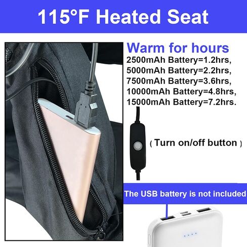 Double Heated Portable Reclining Bleachers Back Chair, Stadium Seats with Heated Back and Cushion, Outdoor Chair Cushion, Beach Chair , Stadium Chair with Back and Arm Support for Sport Events in Saudi Arabia
