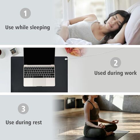 Grounding Mat for Sleep with 15ft Grounding Cord,Grounding Pad Kit, Earth Therapy for Foot Mat,Computer Mat, Sleep Mat, Pet Mat(26.7x10 Inch) in Saudi Arabia