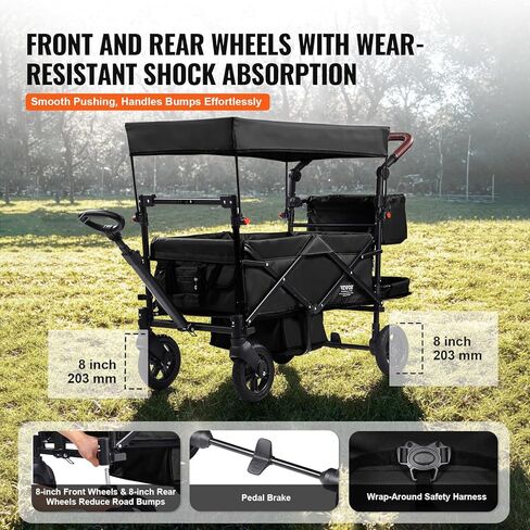 VEVOR Wagon Stroller for 2 Kids in Saudi Arabia