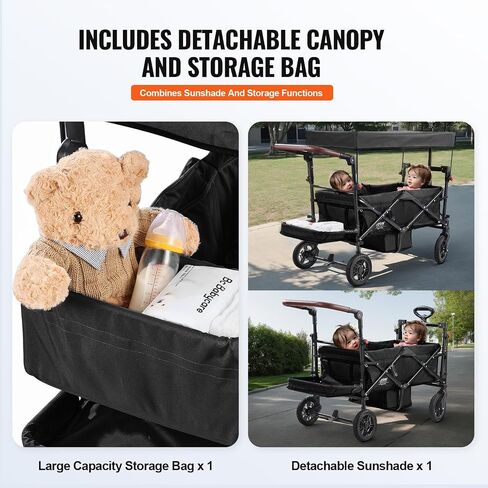 VEVOR Wagon Stroller for 2 Kids in Saudi Arabia