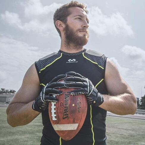 CUTTERS Gamer Padded Football Glove. All Purpose Players, Receivers, Lineman. Extra Grip. in Saudi Arabia