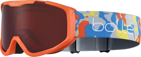 Bollé - ROCKET, Orange Matte, Rosy Bronze Cat 3, Small, Goggles, Unisex, Children, 4-6 in Saudi Arabia