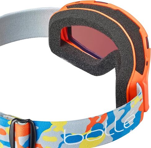 Bollé - ROCKET, Orange Matte, Rosy Bronze Cat 3, Small, Goggles, Unisex, Children, 4-6 in Saudi Arabia