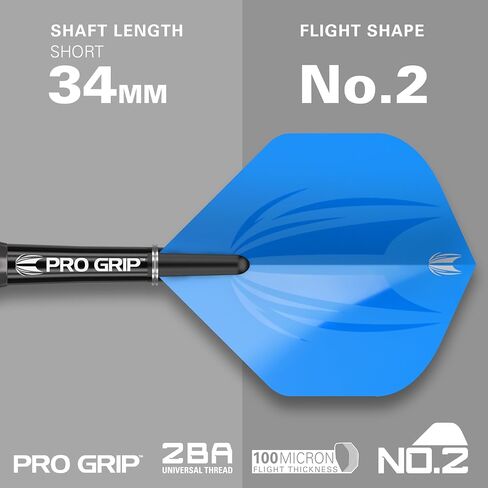 TARGET Darts Vitus Brass Steel Tip Darts Set - 6 Pro Grip Shafts - 9 Pro Ultra Flights – Dart Wallet - Dart Counter App Coupon Bundle in Saudi Arabia