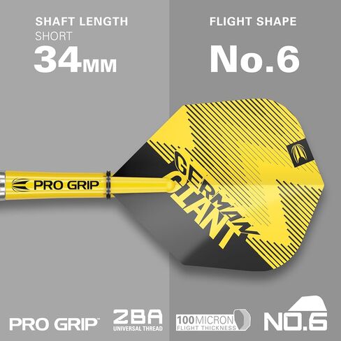 TARGET Darts Gabriel Clemens Tungsten Steel Tip Darts Set - 9 Pro Grip Shafts - 9 Pro Ultra Flights – Dart Wallet - Dart Counter App Coupon Bundle in Saudi Arabia