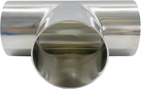 ShengFeng 1" Weld Equal Tee 3 Way Stainless Steel 304 Sanitary Fitting 1 Inch, Pipe OD 25mm in Saudi Arabia