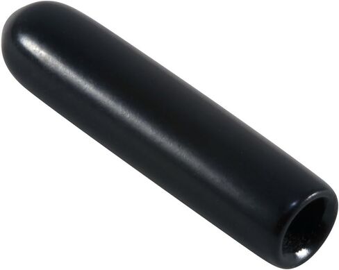 Caplugs 99390009 Plastic Round Cap VC-187-16, VINYL, Cap ID 0.187" Length 1.000", Black (Pack of 100) in Saudi Arabia
