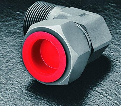 Caplugs 99394847 غطاء بلاستيكي مدبب وقابس مع شفة عريضة W-15، PE-LD، غطاء OD 1.181" معرف التوصيل 1.375"، أحمر (عبوة من 100) in Saudi Arabia