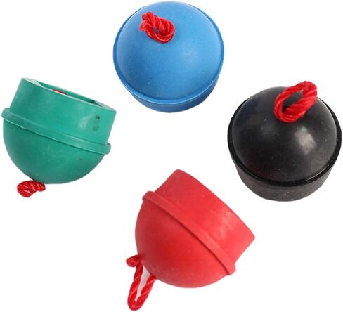 6 Pack Rubber Pool Billiard Cue Chalk Holders with Cord, 3 Colors in Saudi Arabia