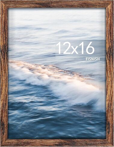 9x11 Picture Frame Brown, Classic Poster Frame for Horizontal or Vertical Wall Mounting, 1 Pack in Saudi Arabia