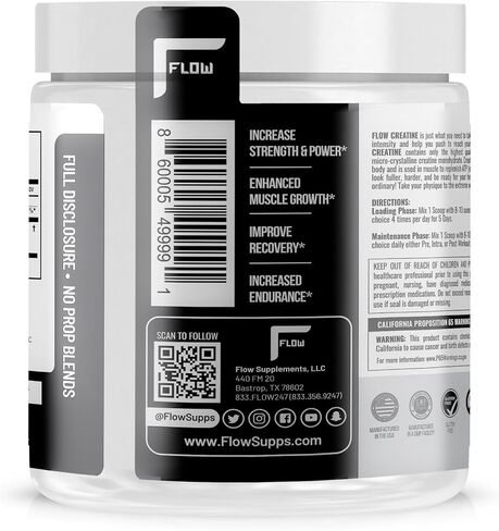 MAXed Creatine® مونوهيدرات - ميكرون، 60 حصة، بدون نكهة - 300 جم، قدرة تحمل العضلات، التعافي، القدرة على التحمل - تم تصنيعها في منشأة GMP معتمدة من NSF. in Kuwait