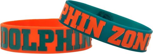 FOCO NFL unisex Bulk Bandz Bracelet 2 Pack in Saudi Arabia