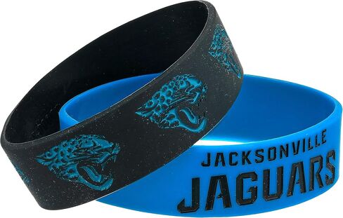 FOCO NFL unisex Bulk Bandz Bracelet 2 Pack in Saudi Arabia