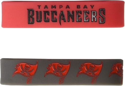 FOCO NFL unisex Bulk Bandz Bracelet 2 Pack in Saudi Arabia