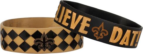 FOCO NFL unisex Bulk Bandz Bracelet 2 Pack in Saudi Arabia