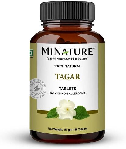 قرص تاغار من مي ناتشر | تاجارا (فاليريانا فاليتشي) | أعشاب الأيورفيدا | نقية وطبيعية | خالي من المواد الكيميائية | 90 قرصًا، كمية تكفي لمدة 45 يومًا in Kuwait