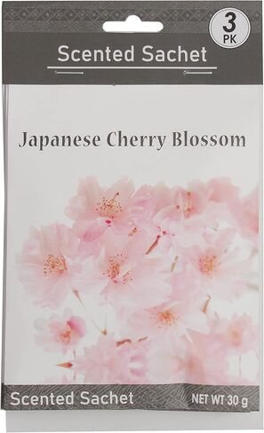 Hosley Japanese Cherry Blossom Scented Sachet - Set of 12, 1 oz Each Sachets for Drawers or Closets. Ideal Gift for Wedding, Special Occasions, Party Favors, Spa and Aromatherapy in Saudi Arabia
